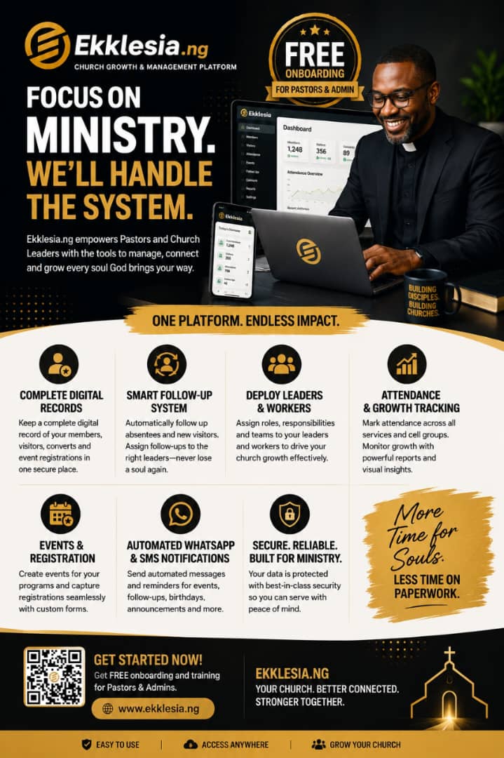 Manage And Grow Your Organization with Ekklesia.ng