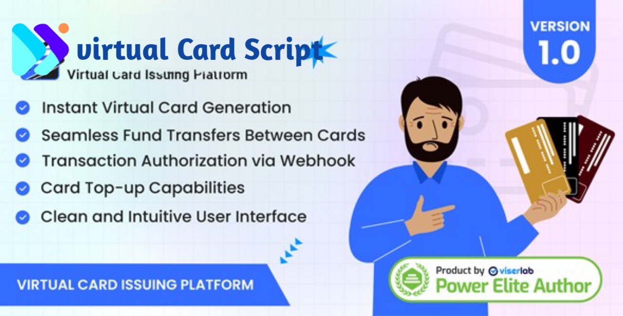 Virtual Card Script platform Thumbnail